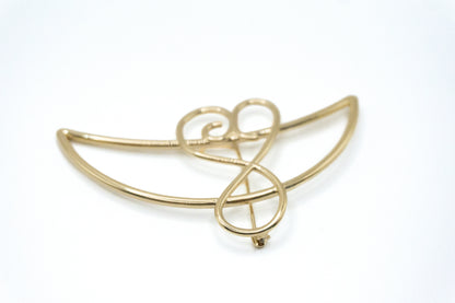 Crescent Brooch