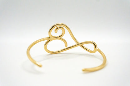 Heart Looped Bracelet