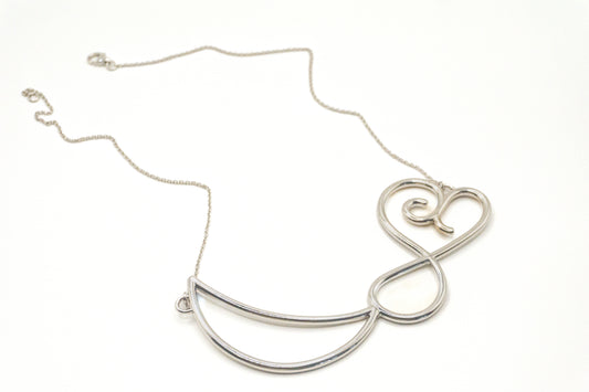 Heart & Crescent Choker