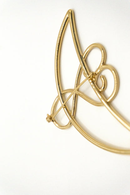 Crescent Brooch