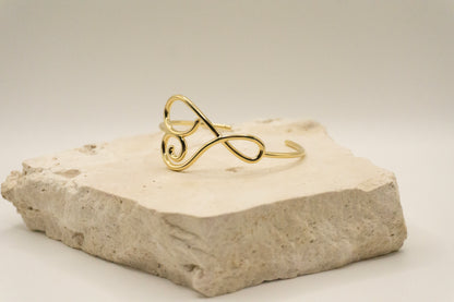Heart Looped Bracelet