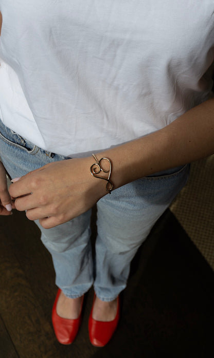 Heart Looped Bracelet